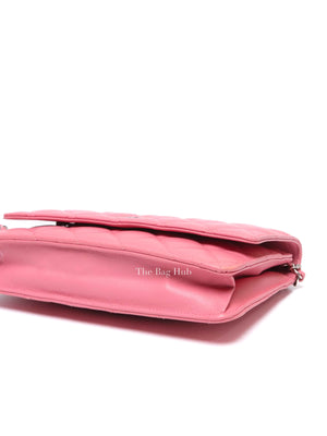 Chanel Pink Quilted Lambskin Leather Classic WOC SHW