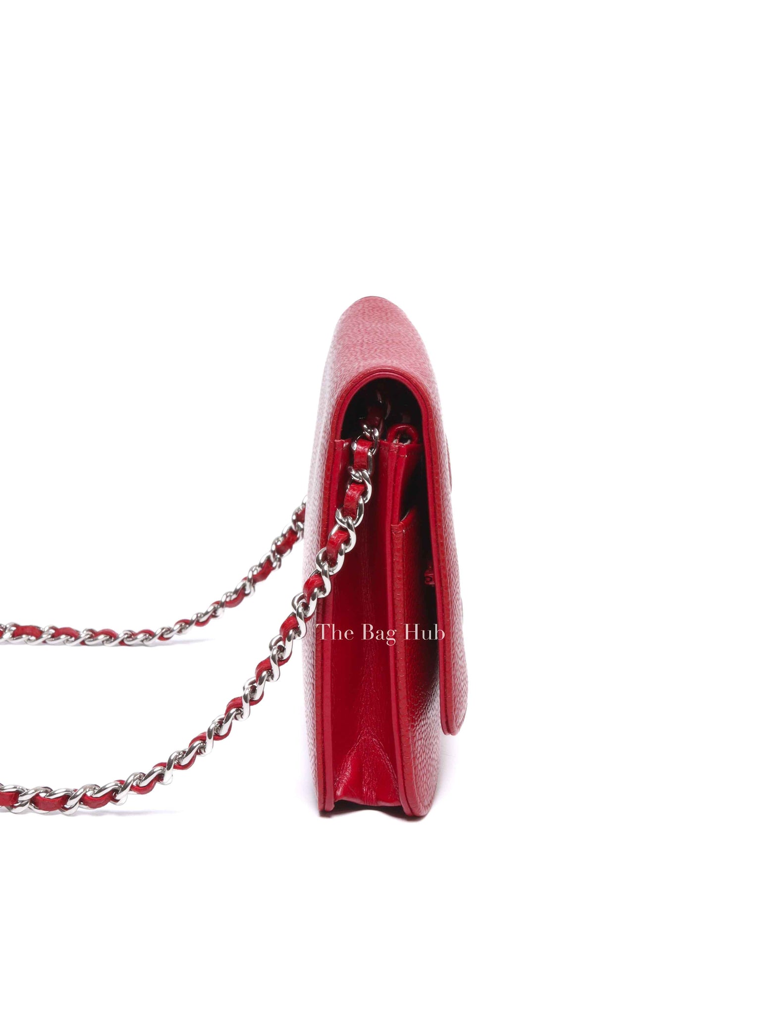 Chanel Red Caviar Timeless CC WOC SHW