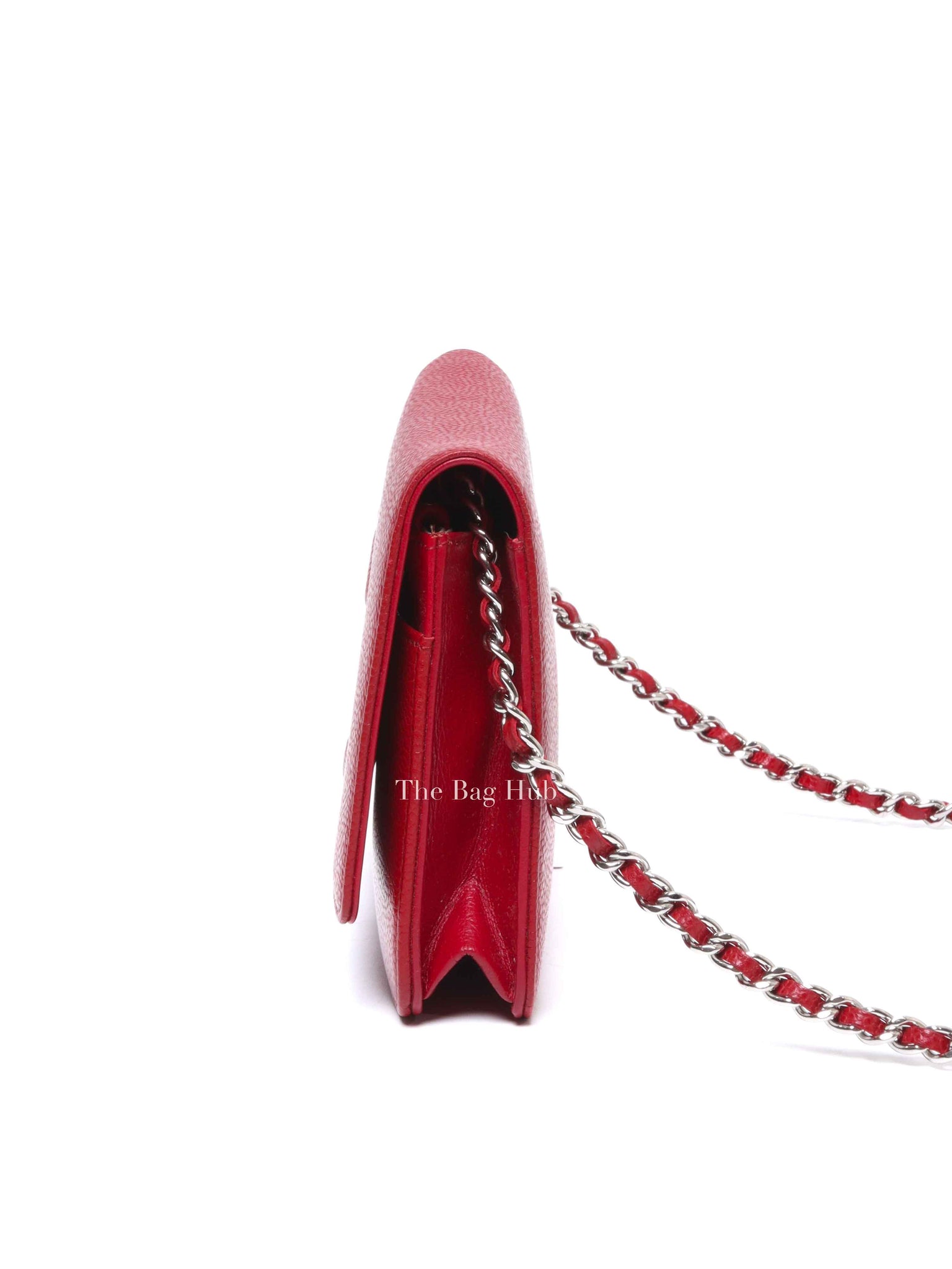 Chanel Red Caviar Timeless CC WOC SHW