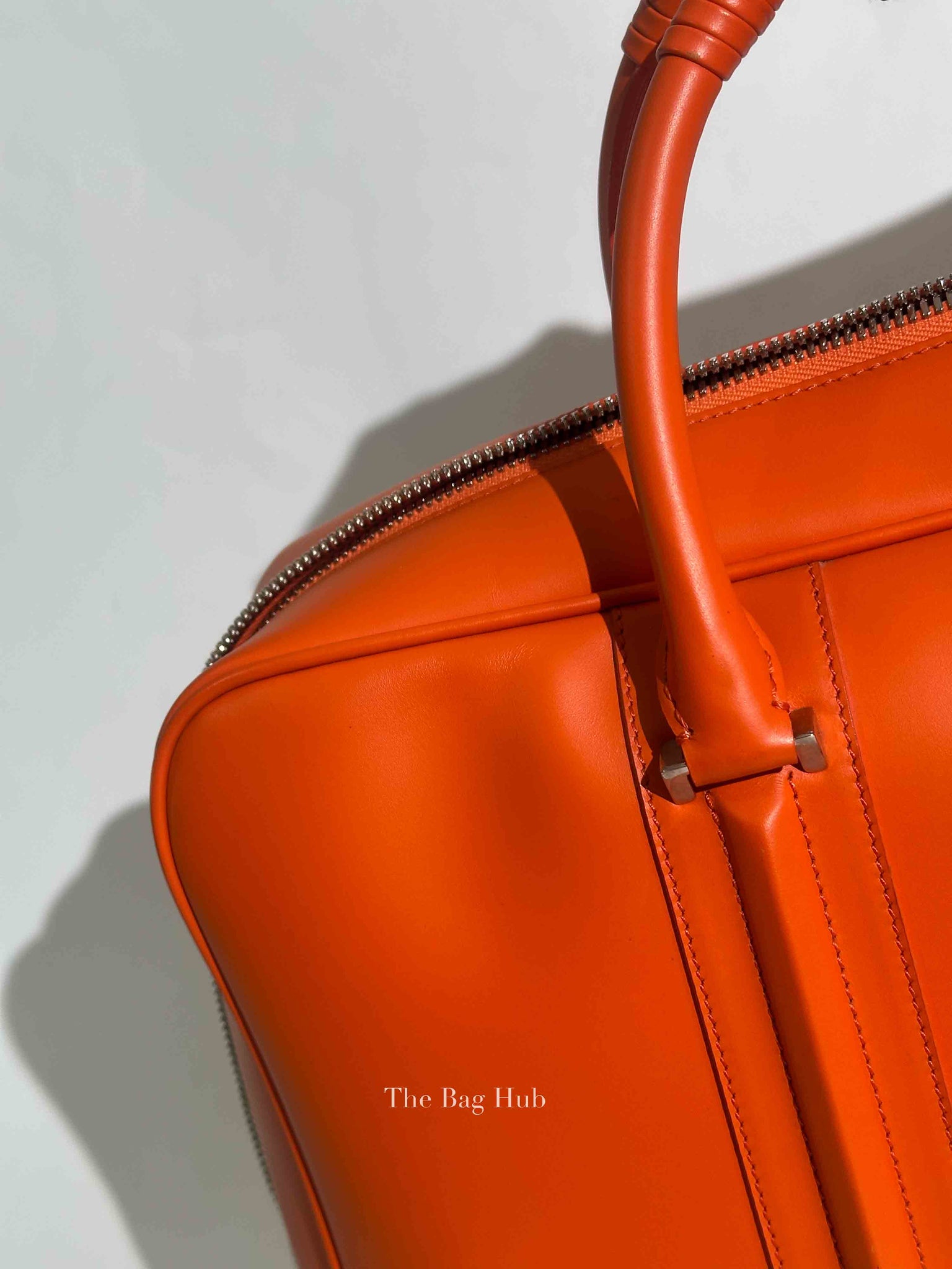 Givenchy Orange Calfskin Lucrezia Briefcase