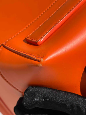 Givenchy Orange Calfskin Lucrezia Briefcase