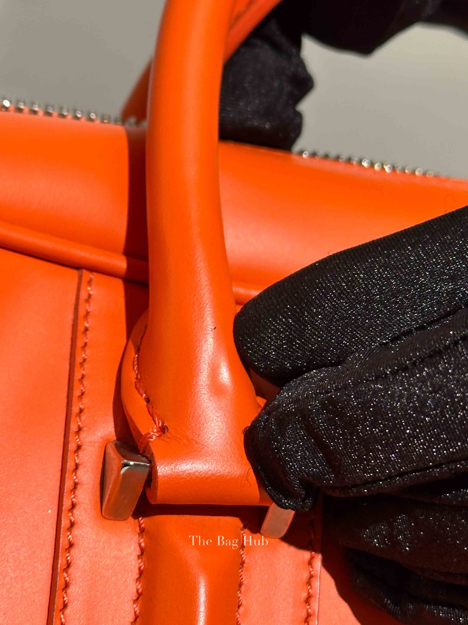 Givenchy Orange Calfskin Lucrezia Briefcase