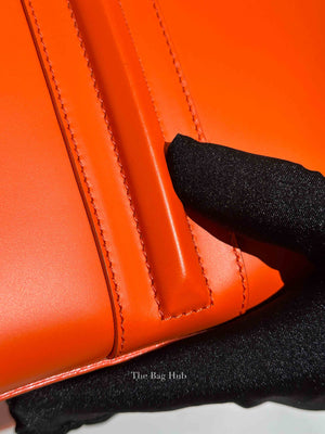 Givenchy Orange Calfskin Lucrezia Briefcase