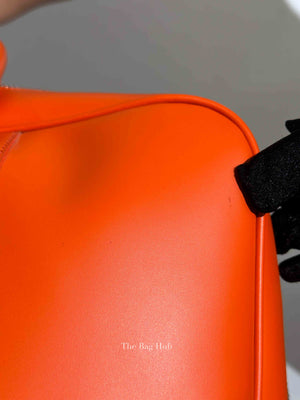 Givenchy Orange Calfskin Lucrezia Briefcase