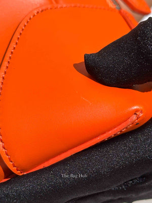 Givenchy Orange Calfskin Lucrezia Briefcase
