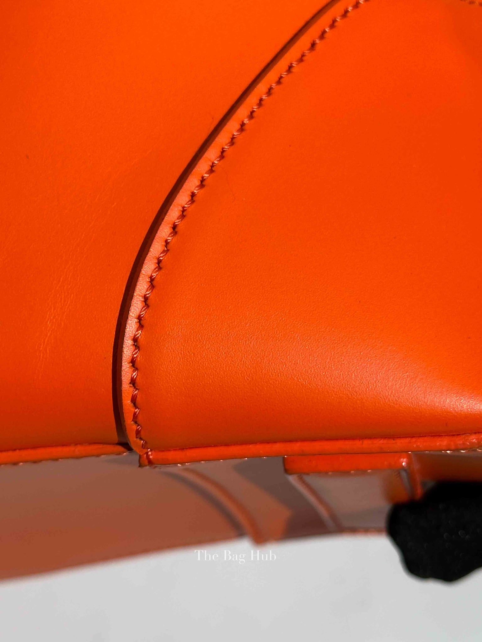 Givenchy Orange Calfskin Lucrezia Briefcase