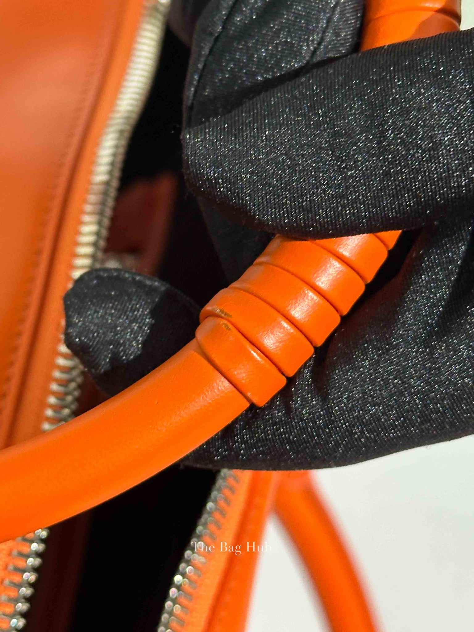Givenchy Orange Calfskin Lucrezia Briefcase