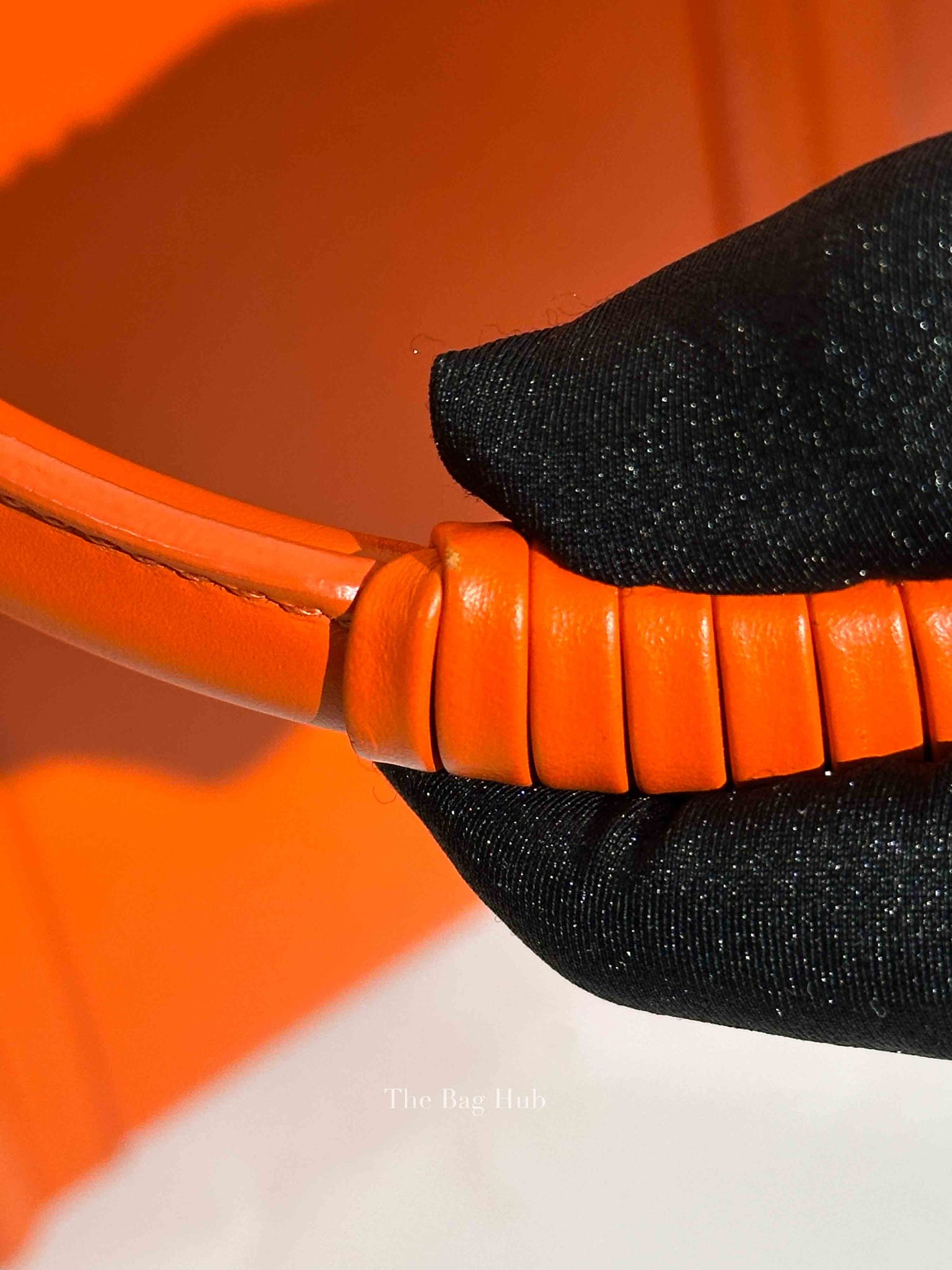 Givenchy Orange Calfskin Lucrezia Briefcase