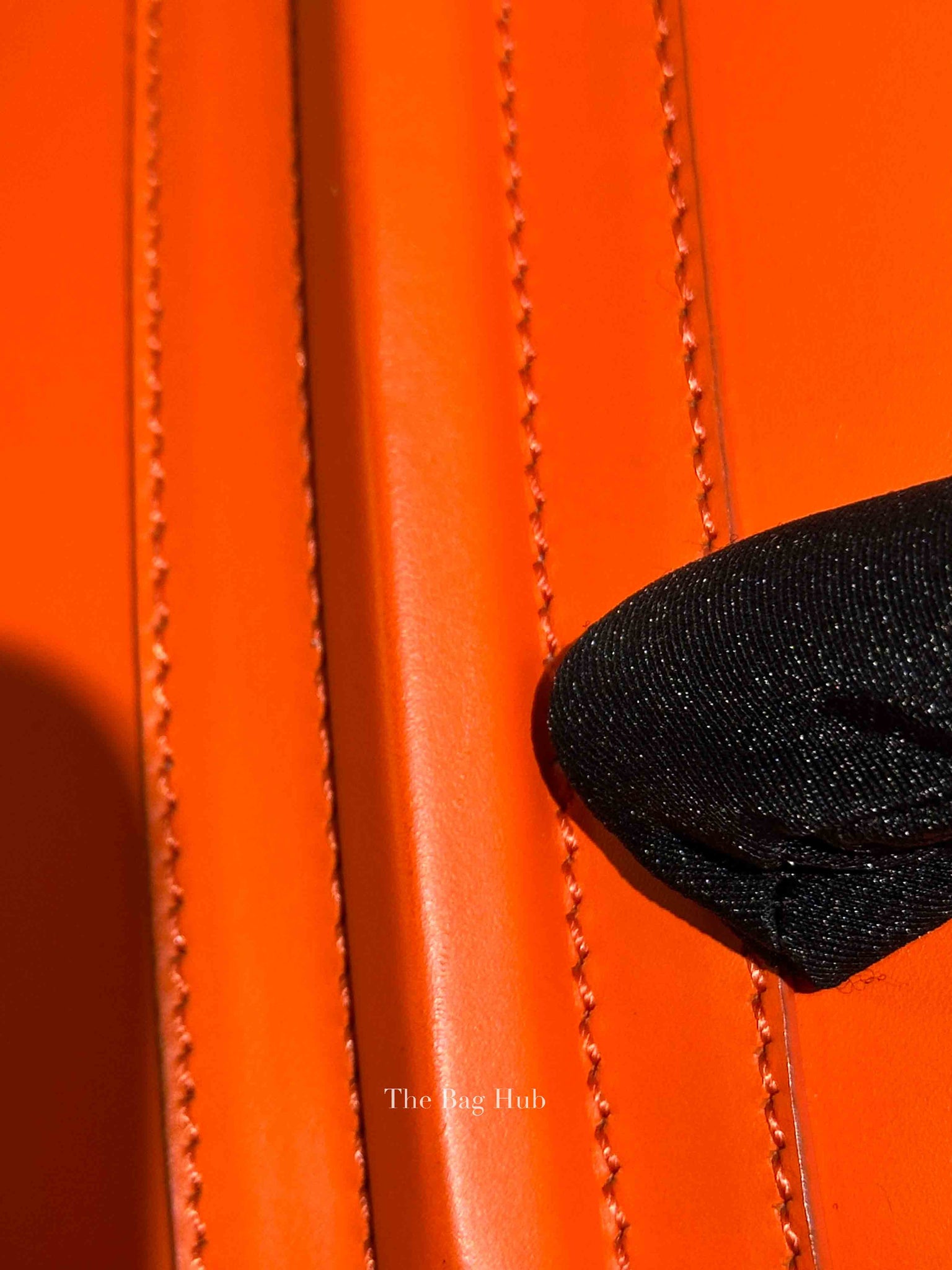 Givenchy Orange Calfskin Lucrezia Briefcase