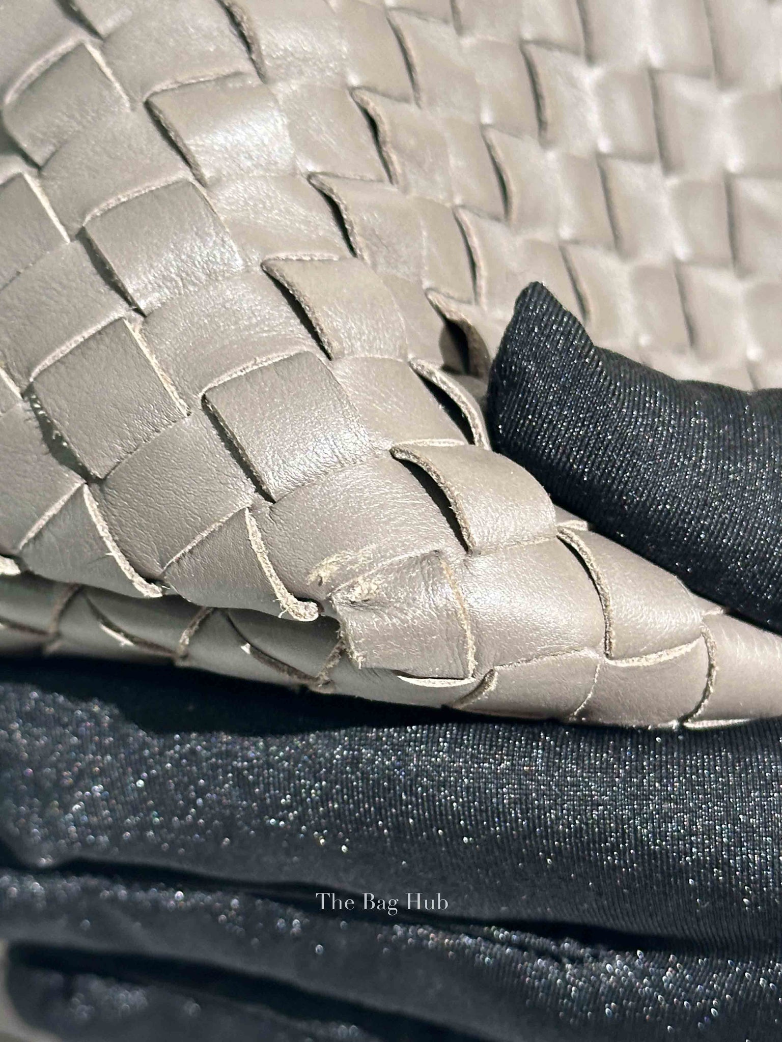 Bottega Veneta Gray Intrecciato Tote Bag