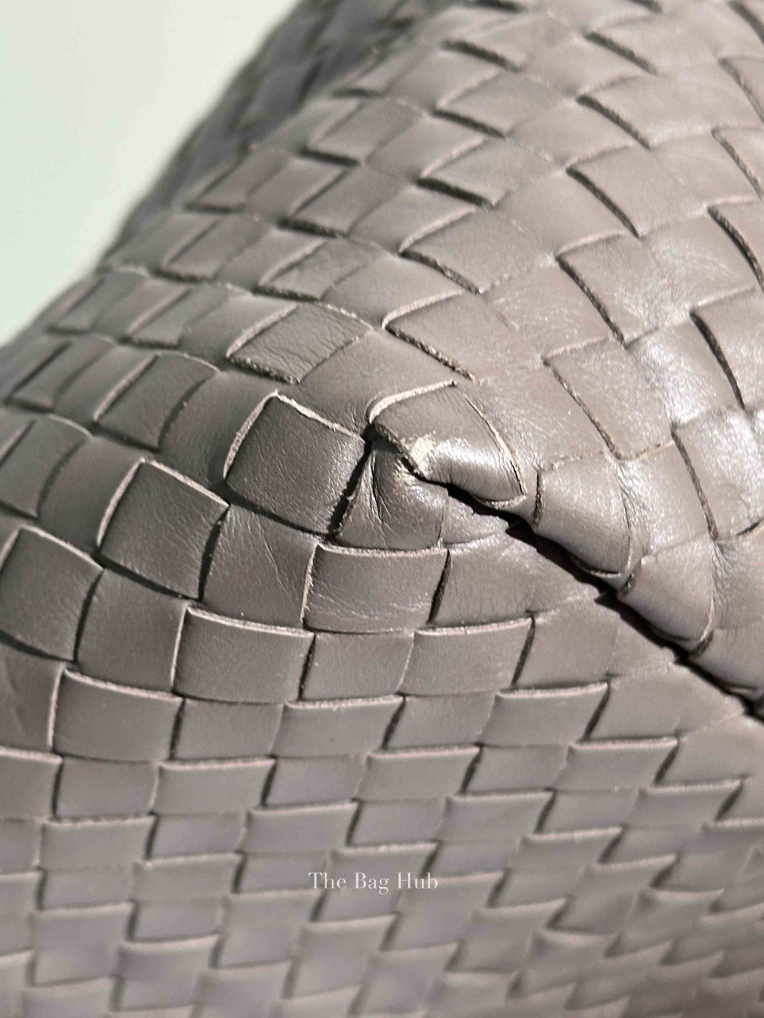 Bottega Veneta Gray Intrecciato Tote Bag