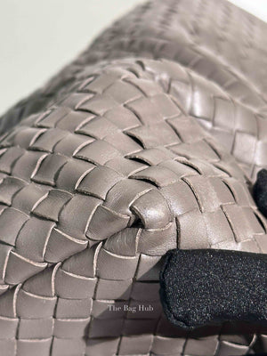 Bottega Veneta Gray Intrecciato Tote Bag