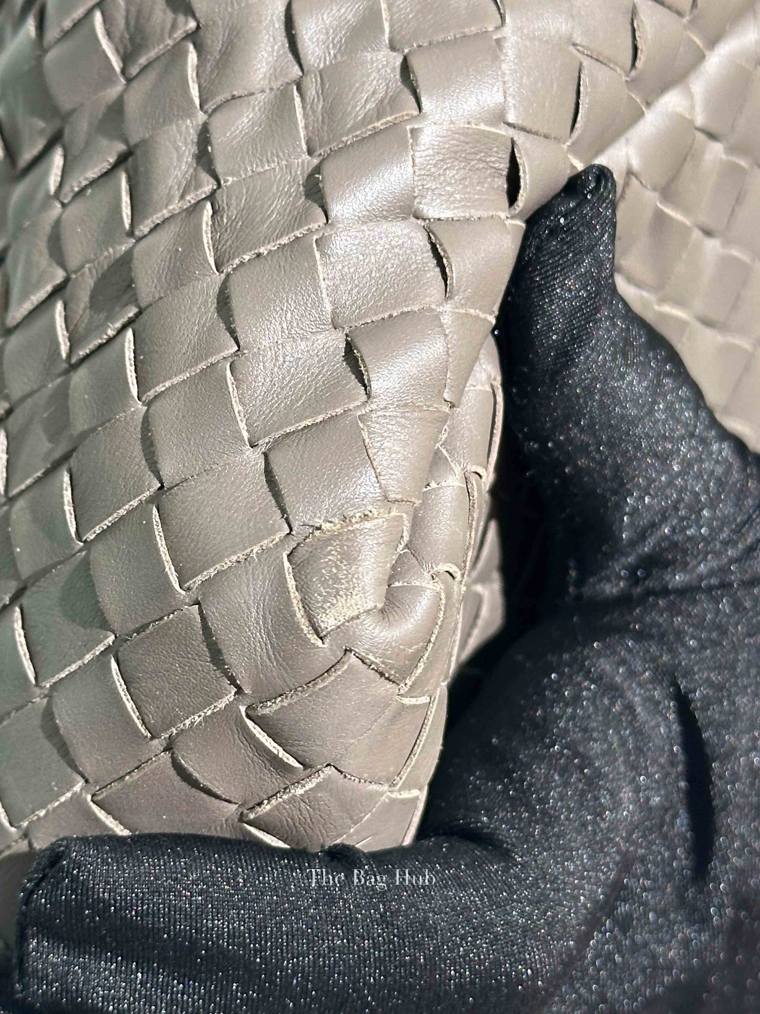 Bottega Veneta Gray Intrecciato Tote Bag