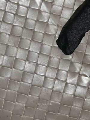 Bottega Veneta Gray Intrecciato Tote Bag