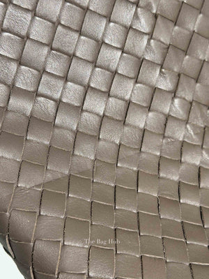 Bottega Veneta Gray Intrecciato Tote Bag