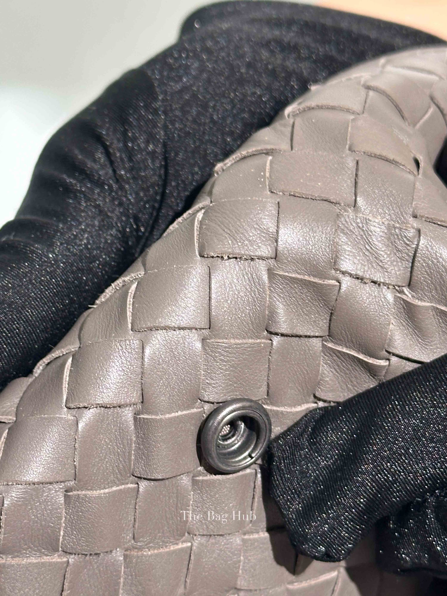 Bottega Veneta Gray Intrecciato Tote Bag