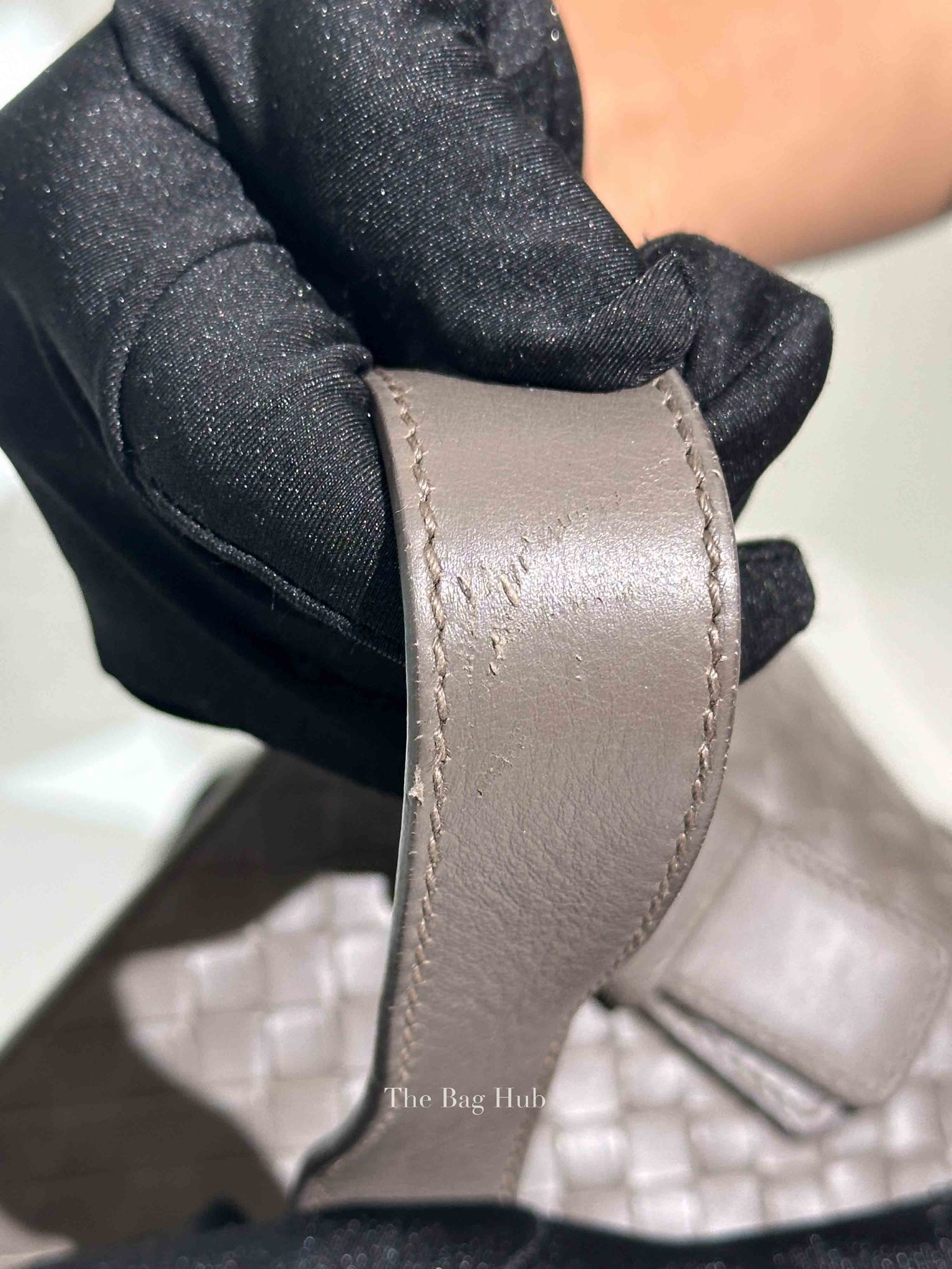 Bottega Veneta Gray Intrecciato Tote Bag