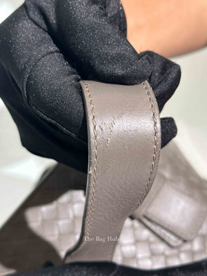Bottega Veneta Gray Intrecciato Tote Bag