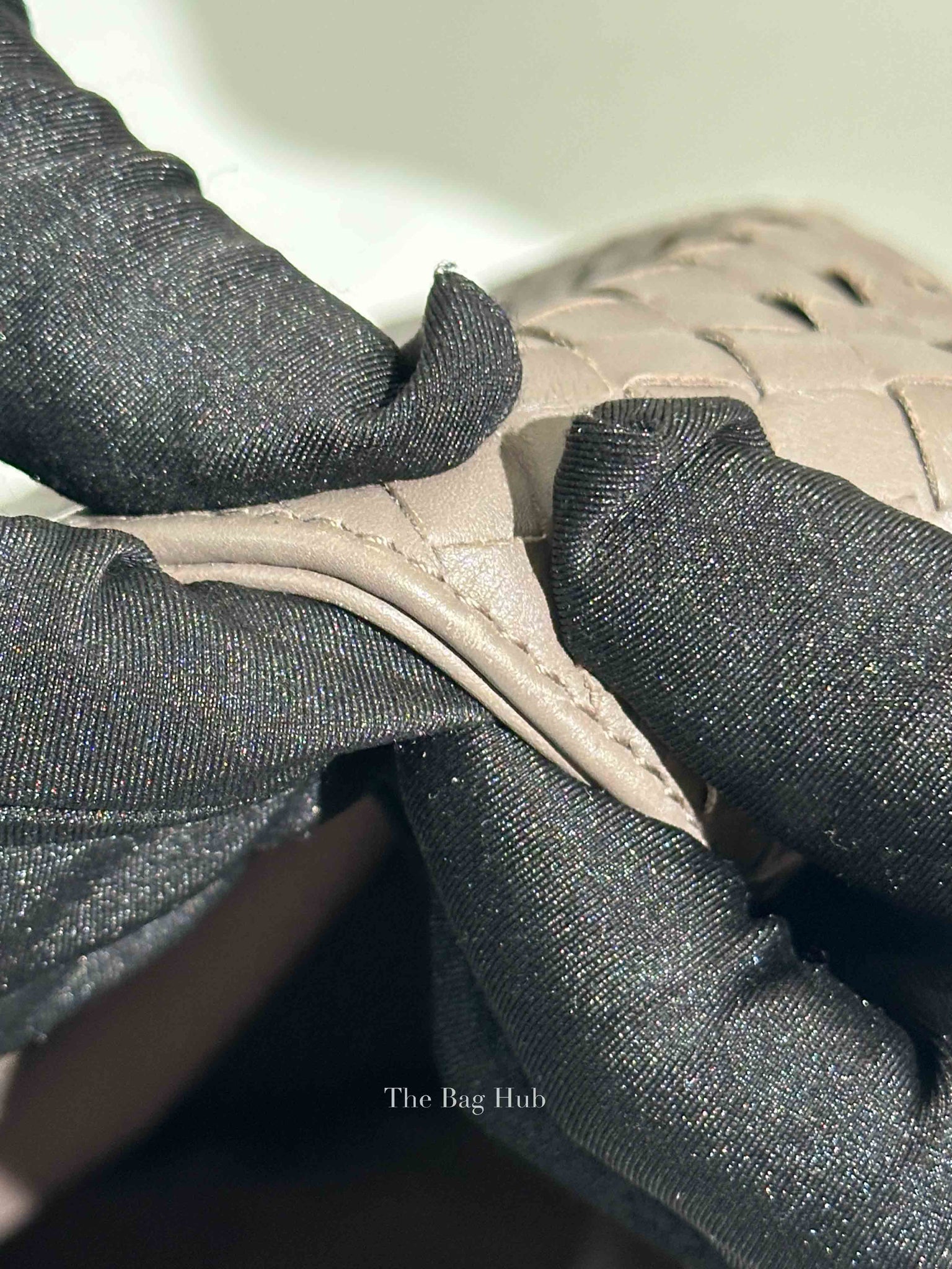 Bottega Veneta Gray Intrecciato Tote Bag