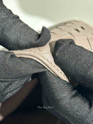 Bottega Veneta Gray Intrecciato Tote Bag