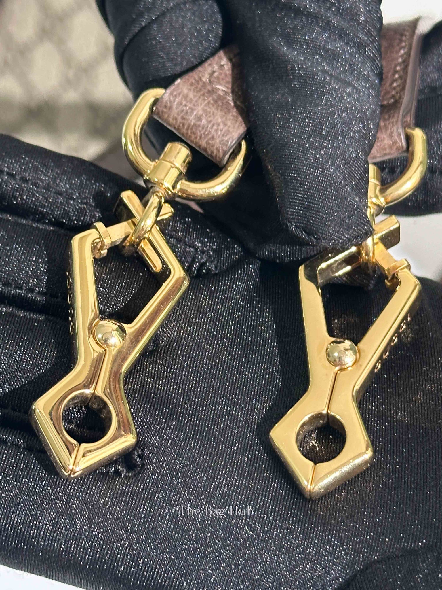 Gucci Brown GG Supreme Monogram Web Medium Ophidia Tote Bag
