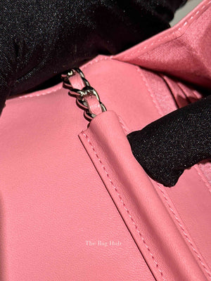 Chanel Pink Quilted Lambskin Leather Classic WOC SHW