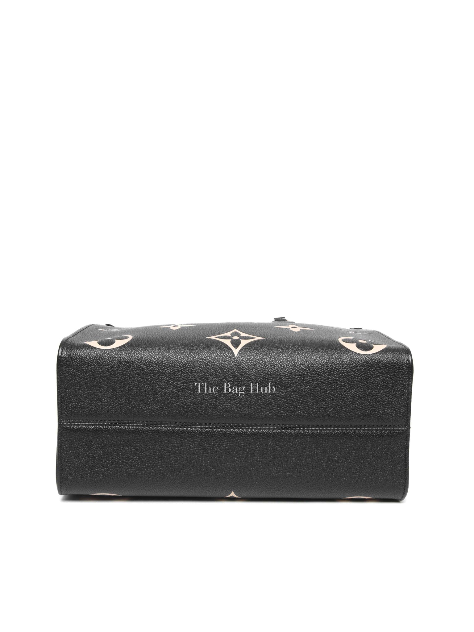 Louis Vuitton Black/Beige Bicolor Monogram Empreinte Leather OnTheGo MM Bag