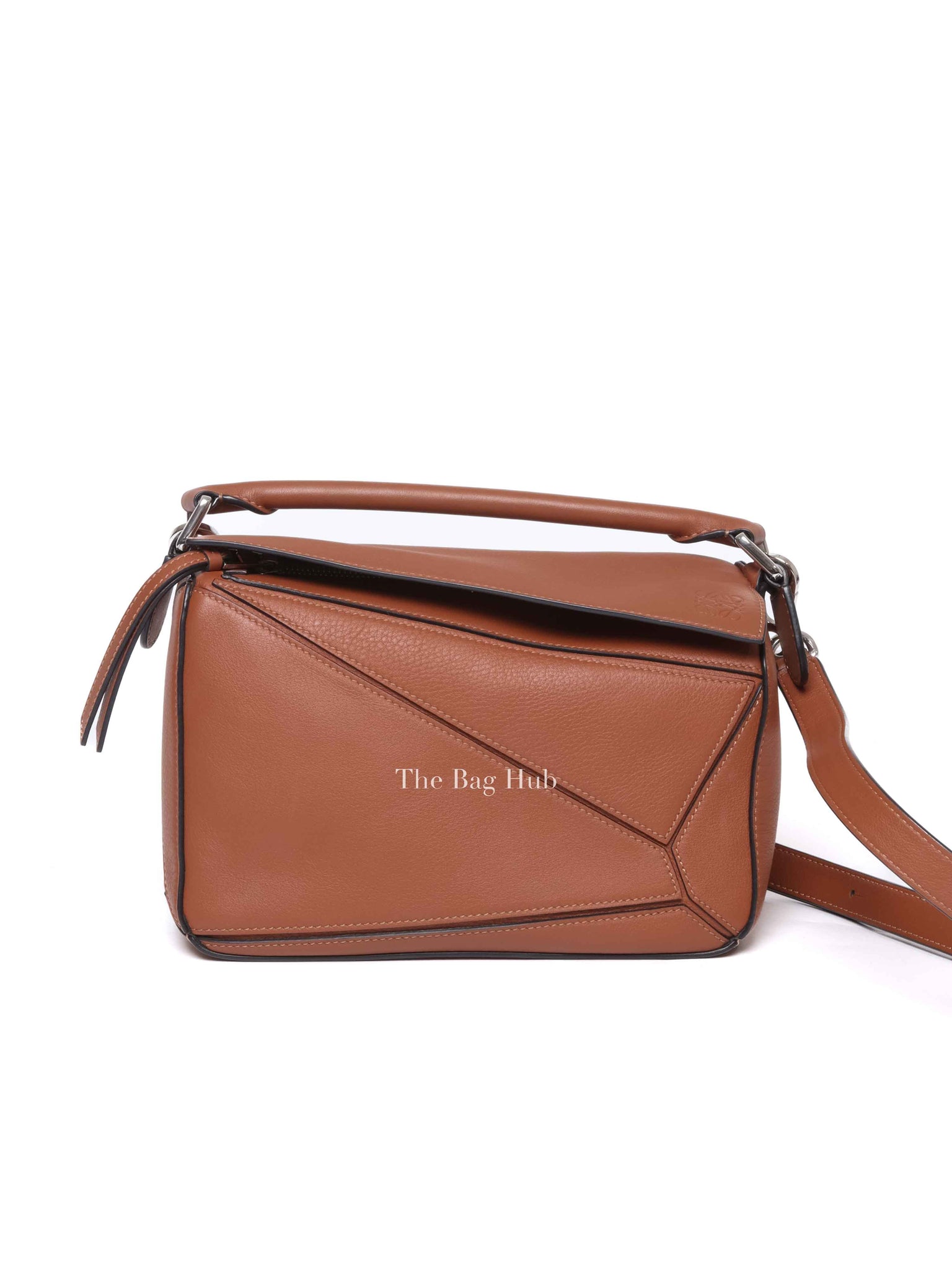 Loewe Tan Leather Puzzle Small Bag