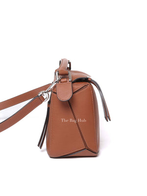 Loewe Tan Leather Puzzle Small Bag