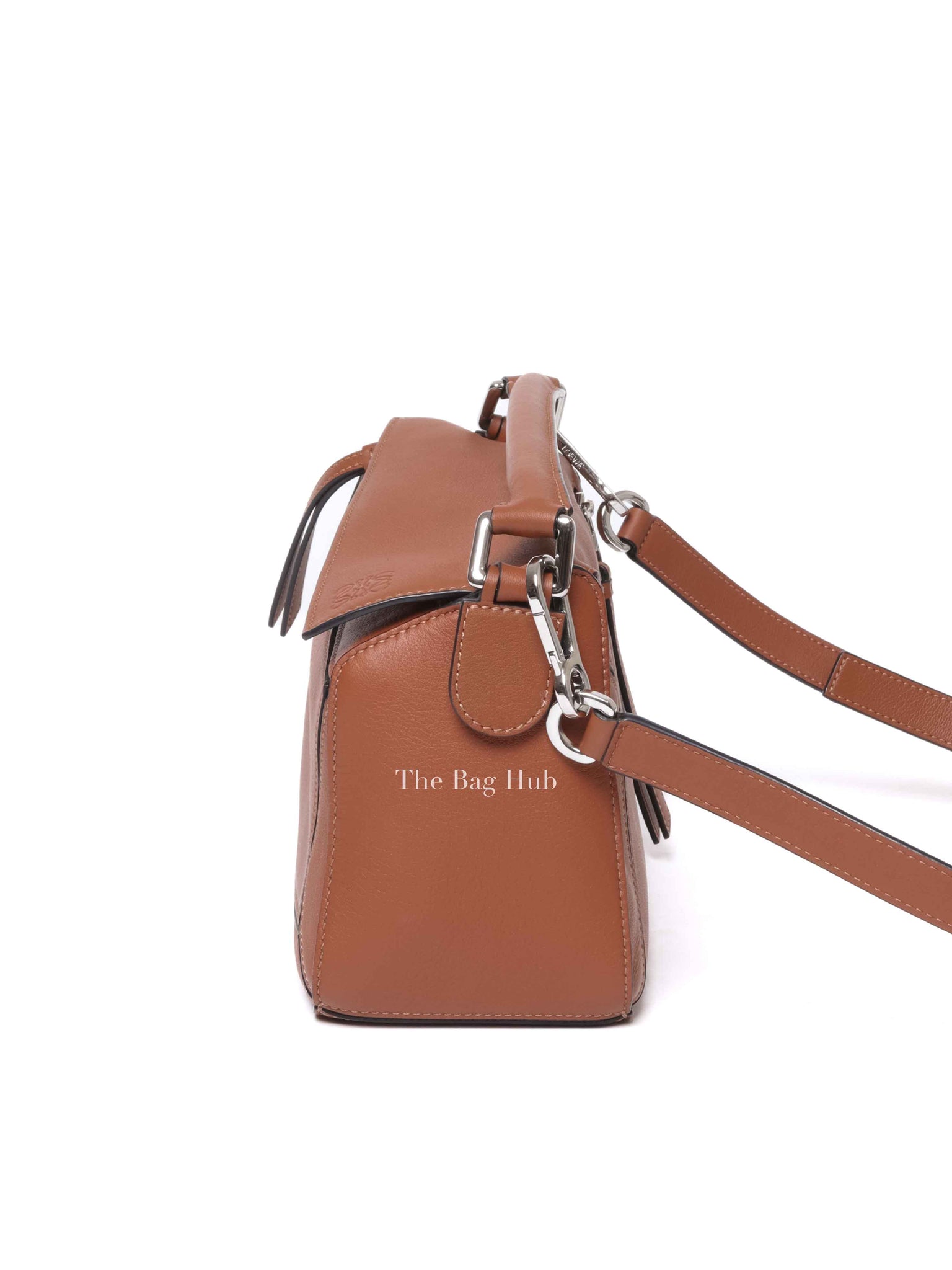 Loewe Tan Leather Puzzle Small Bag