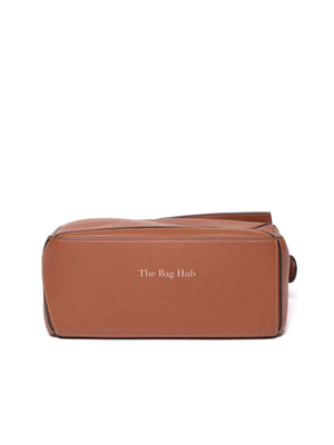 Loewe Tan Leather Puzzle Small Bag