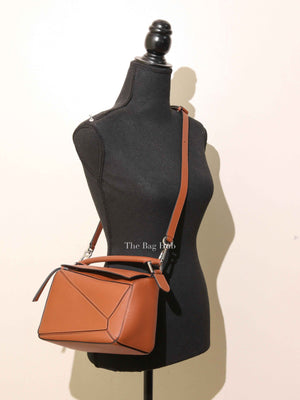 Loewe Tan Leather Puzzle Small Bag