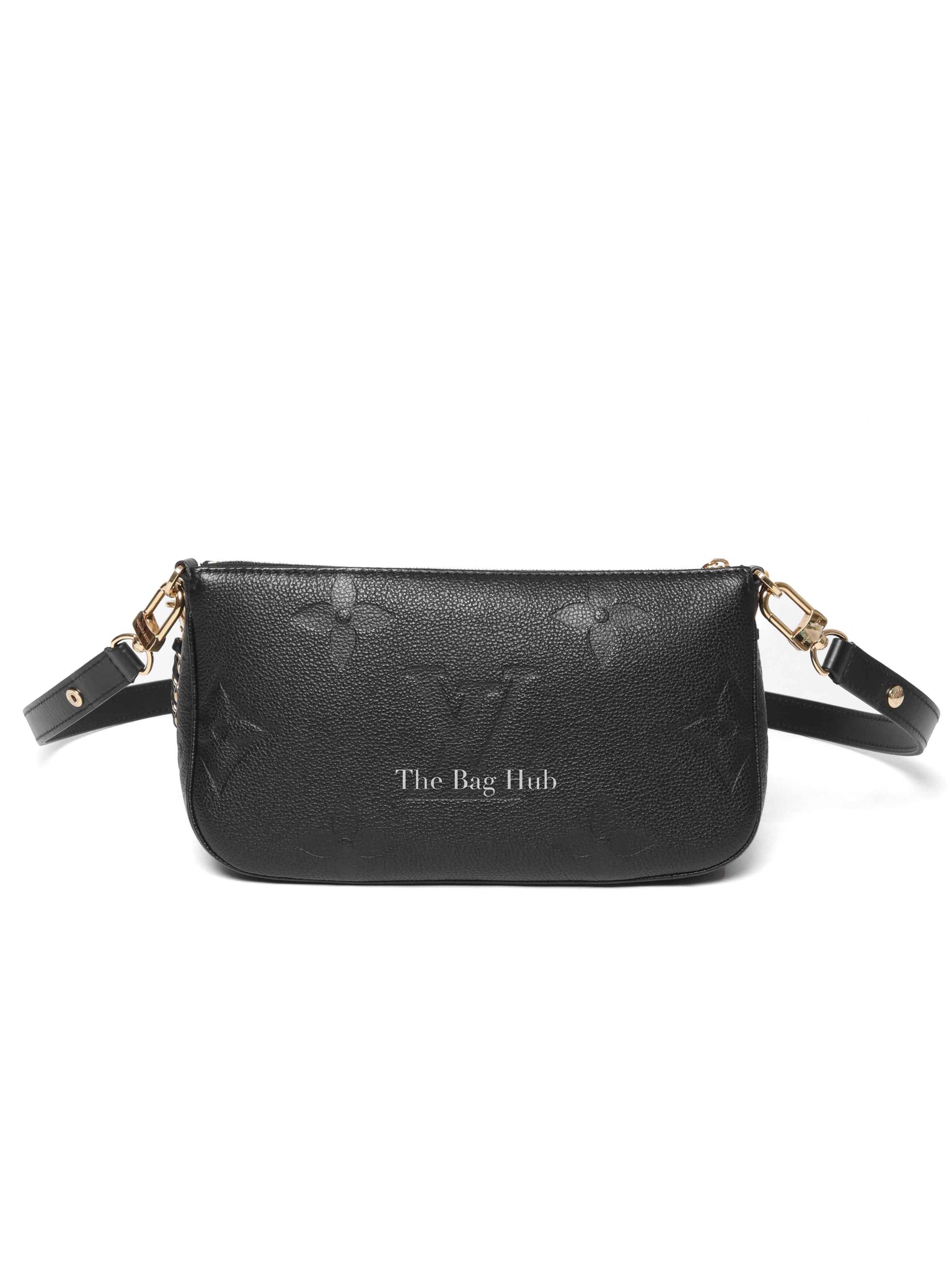 Louis Vuitton Black Monogram Empreinte Leather Multi Pochette Accessoires