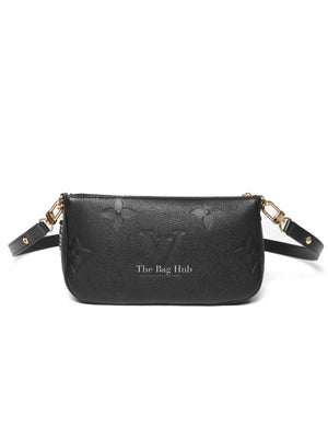Louis Vuitton Black Monogram Empreinte Leather Multi Pochette Accessoires