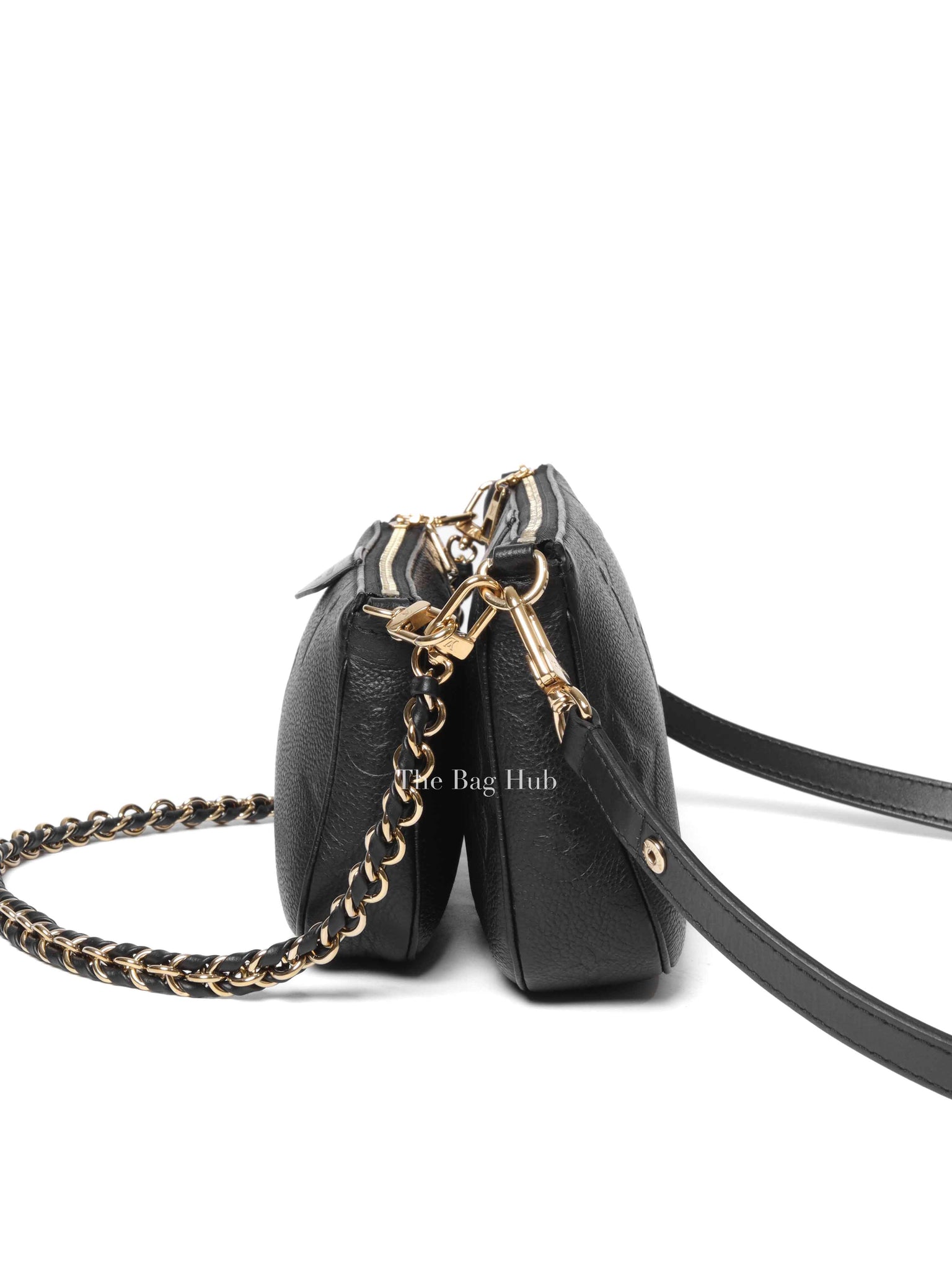 Louis Vuitton Black Monogram Empreinte Leather Multi Pochette Accessoires