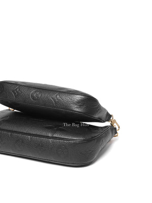 Louis Vuitton Black Monogram Empreinte Leather Multi Pochette Accessoires