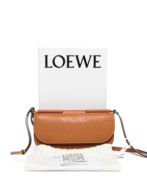 Loewe Tan Leather Gate Crossbody Pochette
