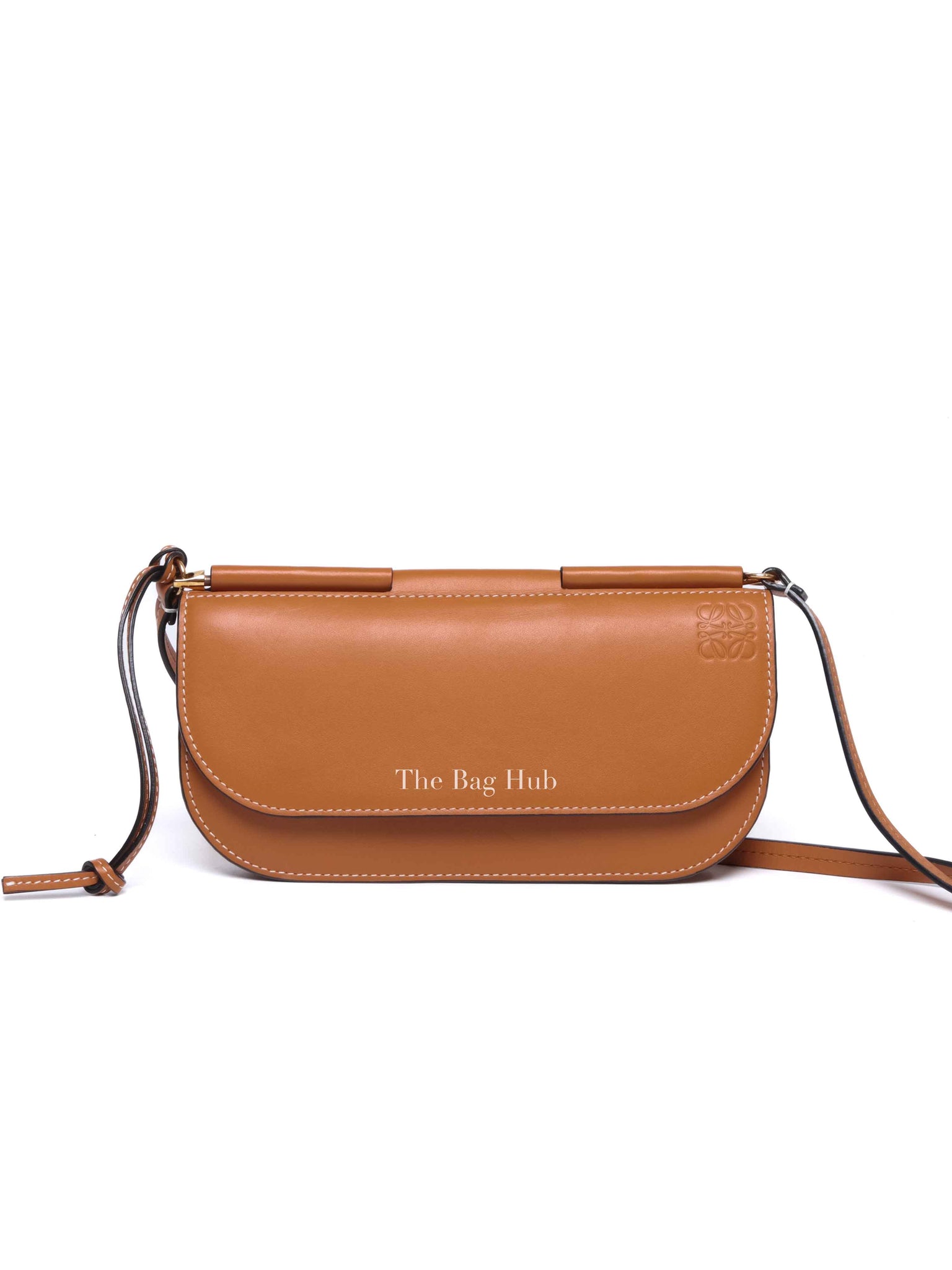 Loewe Tan Leather Gate Crossbody Pochette