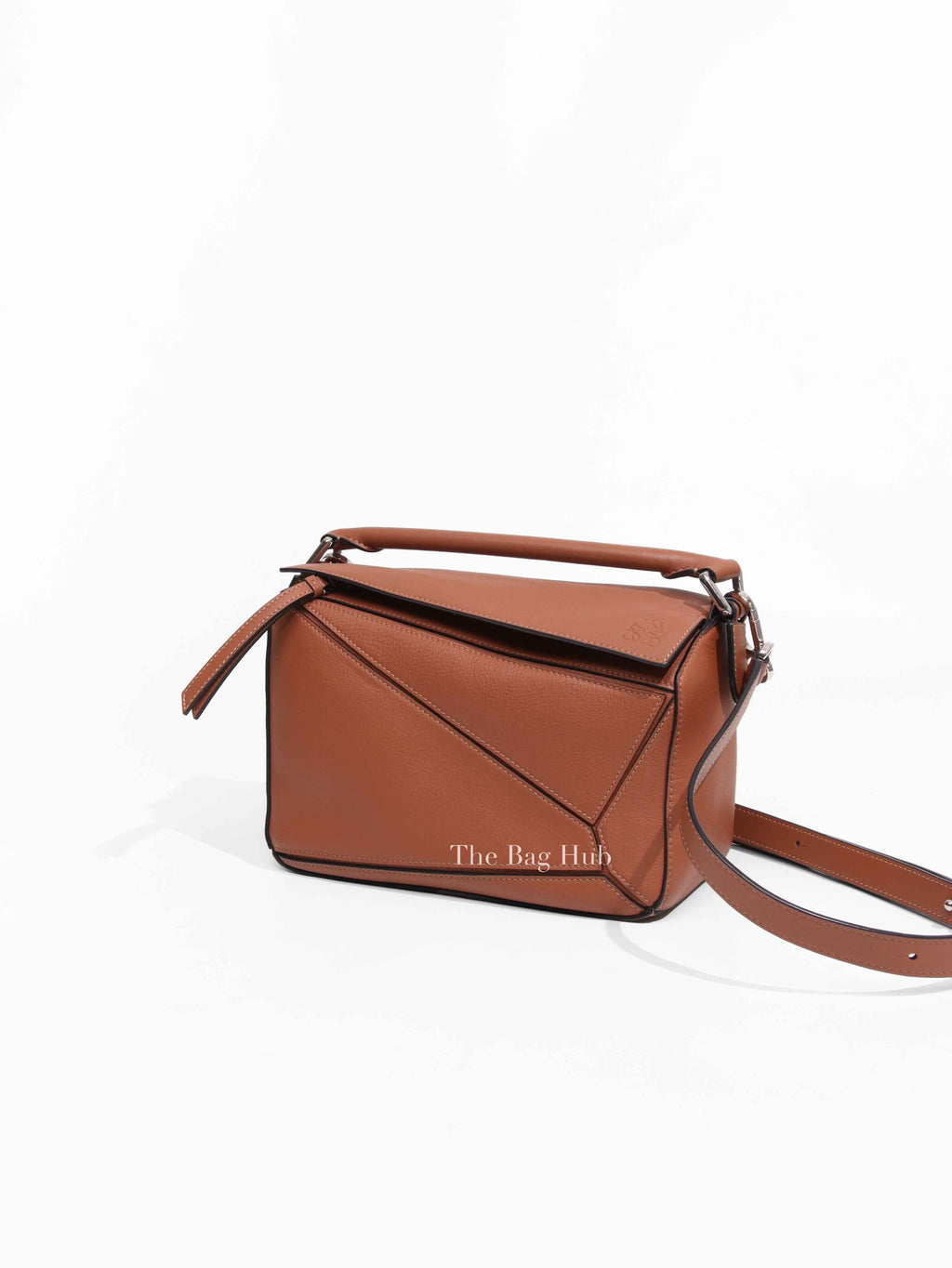 Loewe Tan Leather Puzzle Small Bag