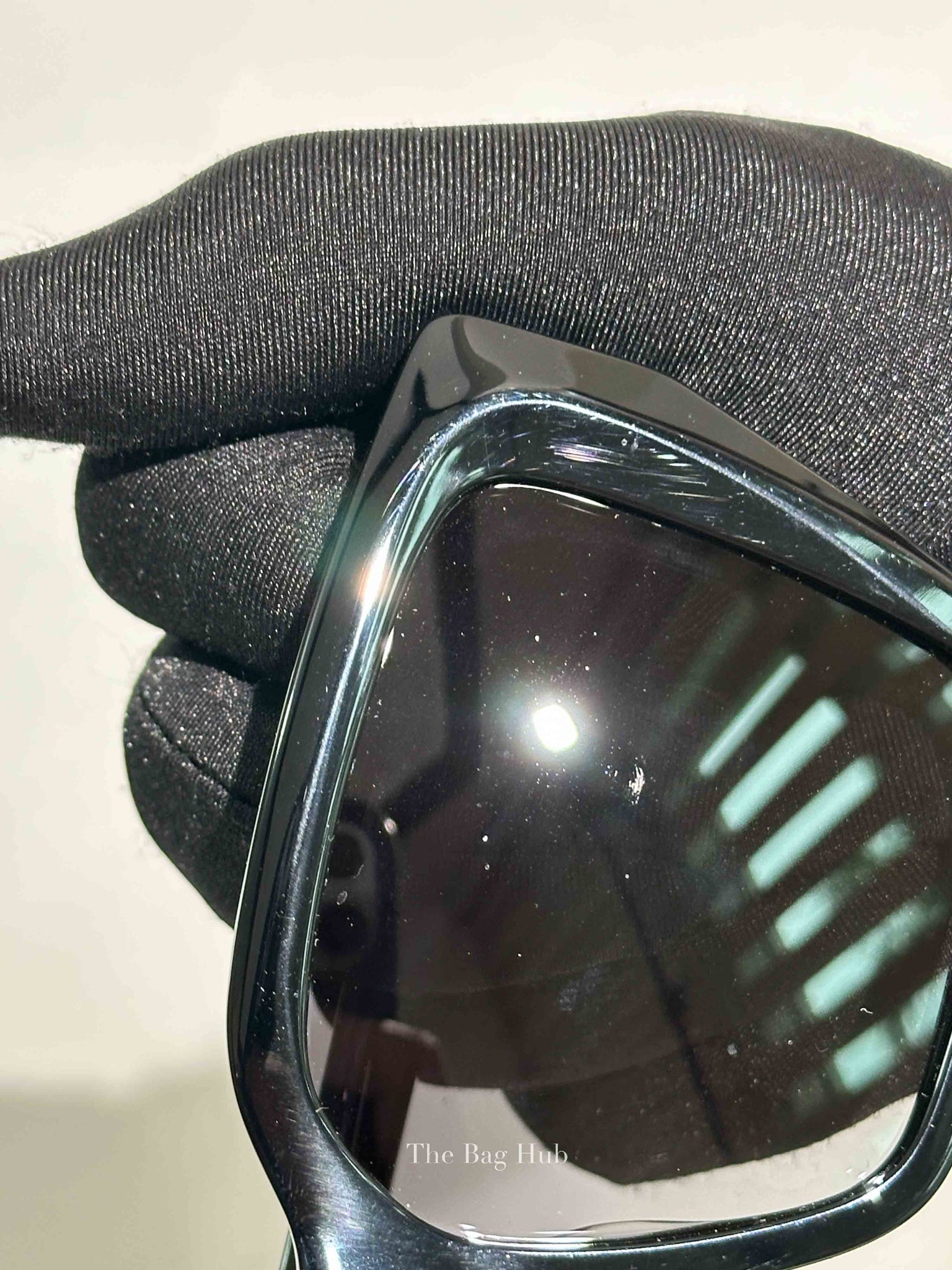 Fendi Black FF Diamonds Low Bridge Fit Acetate Sunglasses