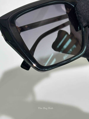 Fendi Black FF Diamonds Low Bridge Fit Acetate Sunglasses