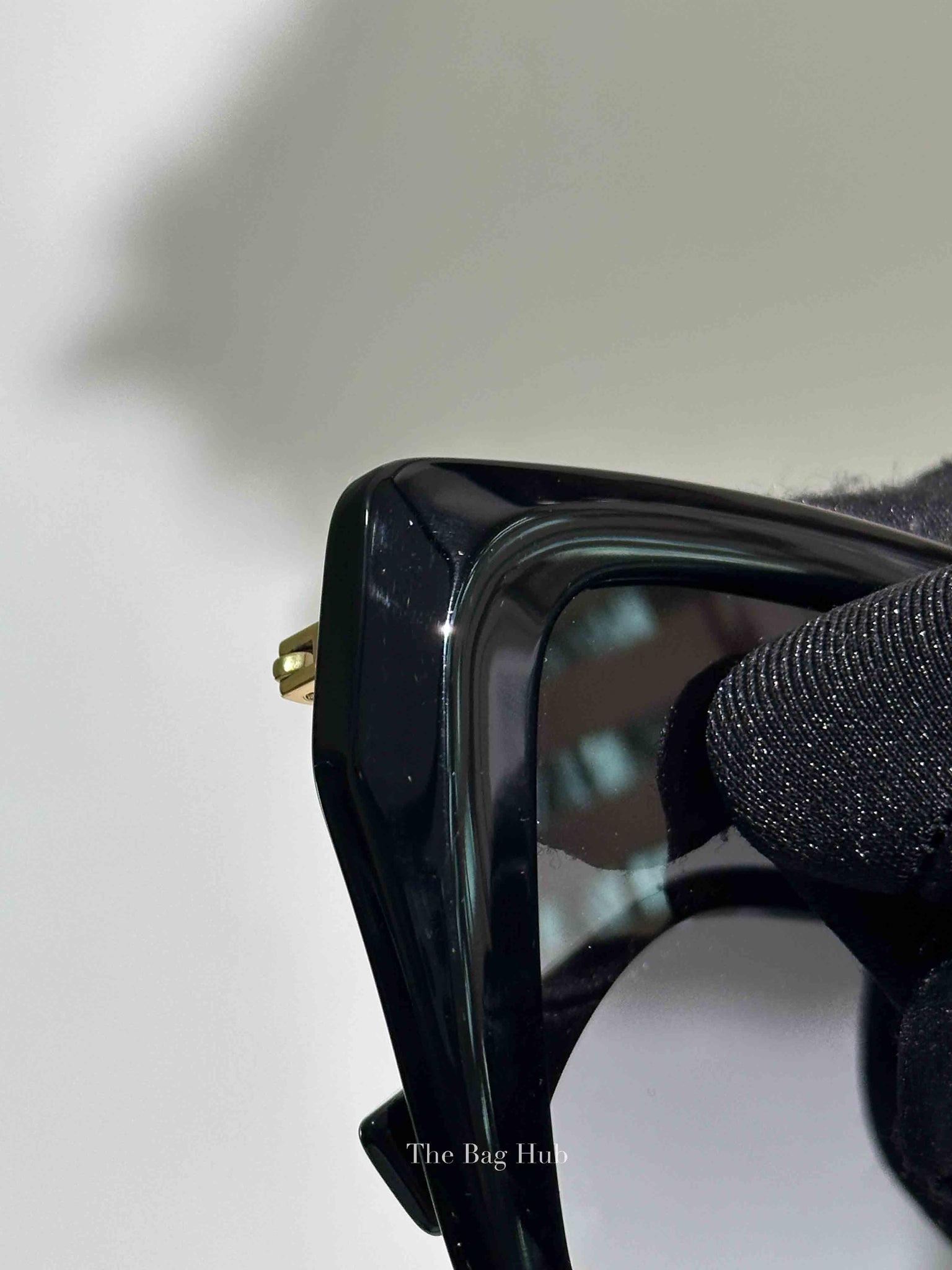 Fendi Black FF Diamonds Low Bridge Fit Acetate Sunglasses