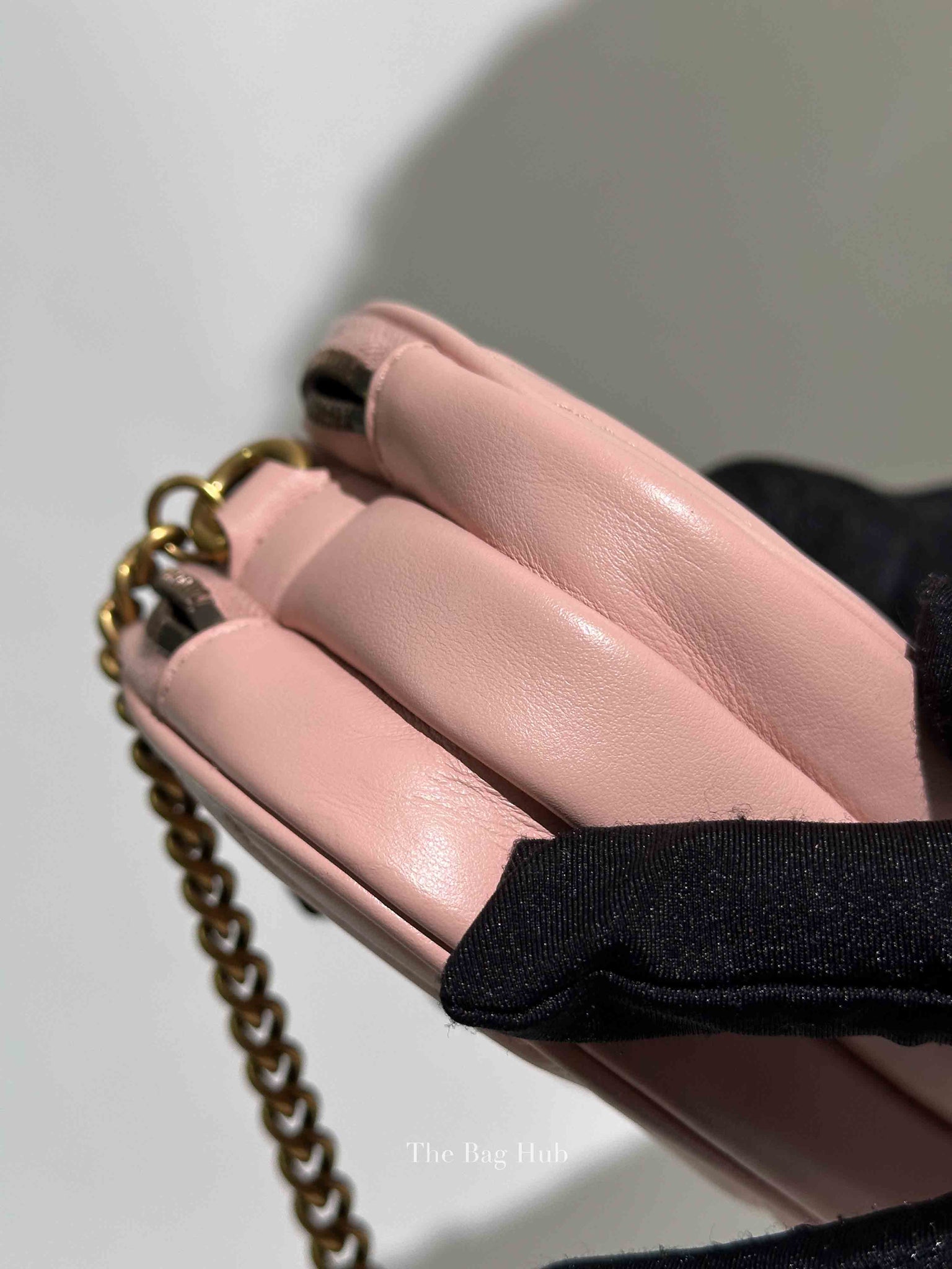 Gucci Pink GG Marmont Triple Zip Mini Crossbody Bag