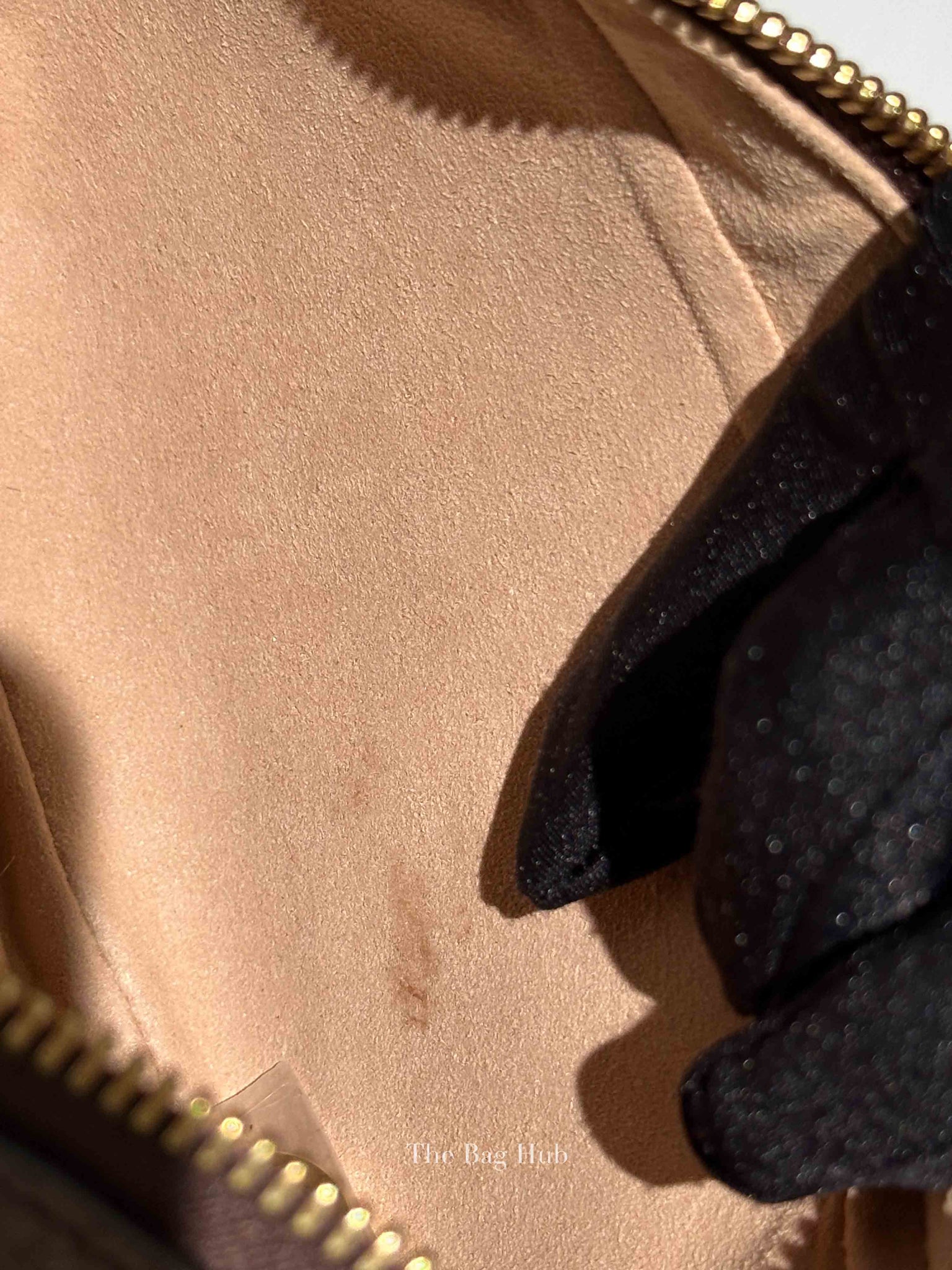 Gucci Beige Ebony Canvas And Leather GG Supreme Monogram New Acero Web Ophidia Half Moon Mini Hobo Bag
