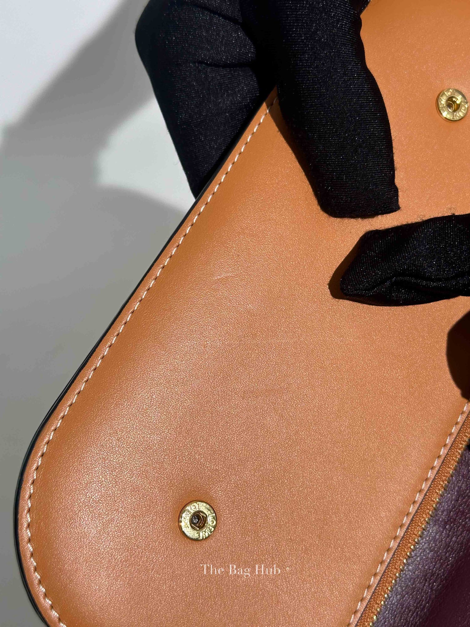 Loewe Tan Leather Gate Crossbody Pochette