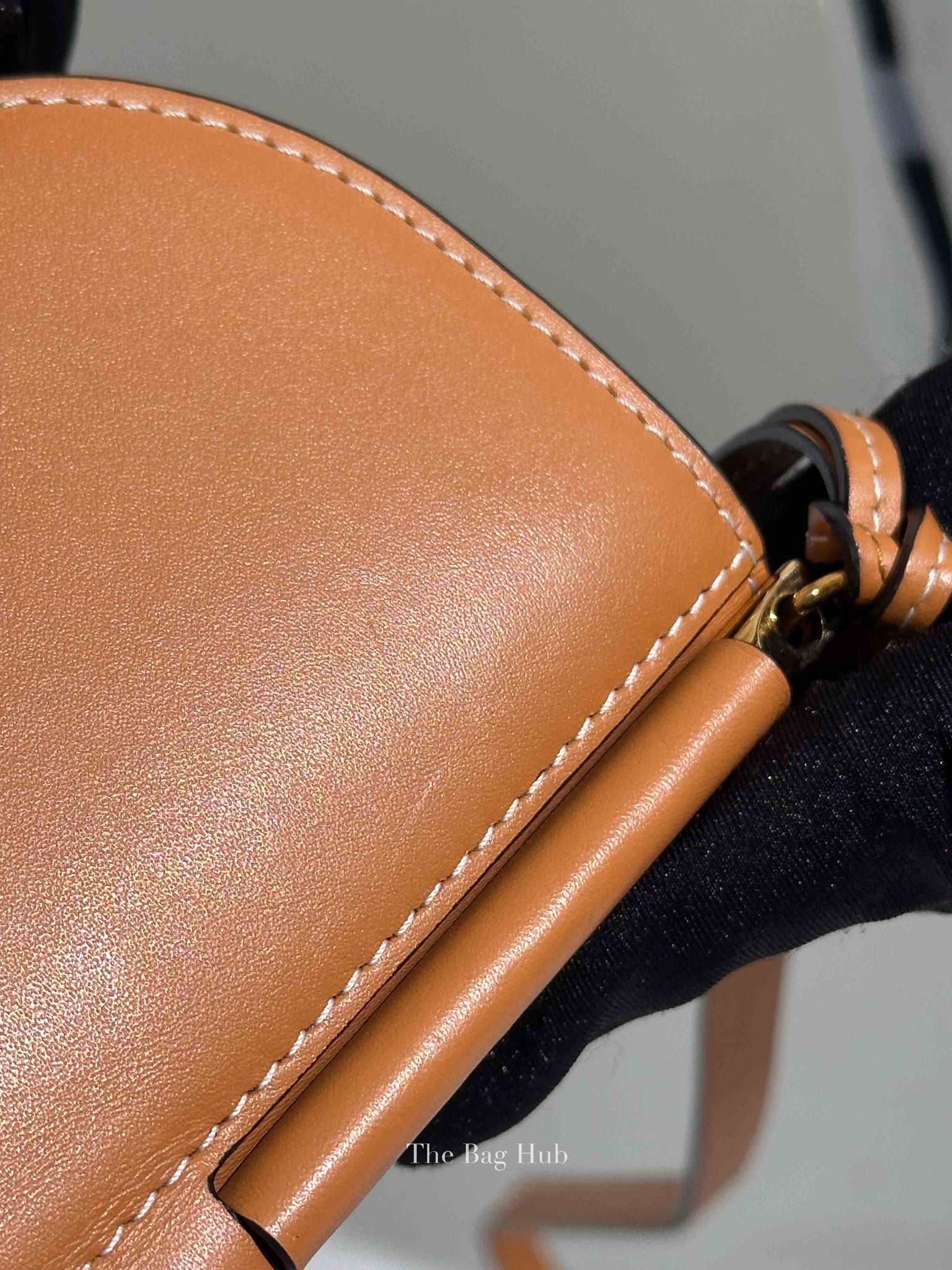Loewe Tan Leather Gate Crossbody Pochette