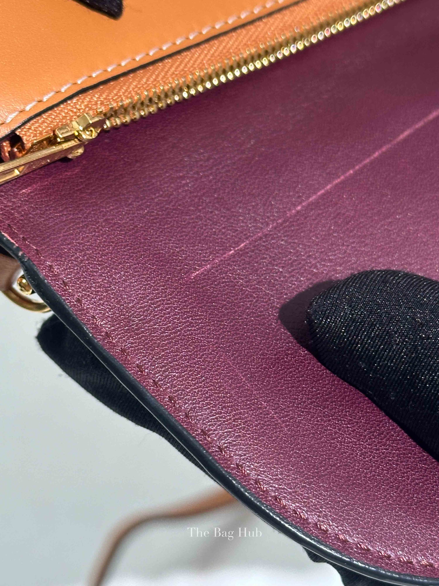 Loewe Tan Leather Gate Crossbody Pochette