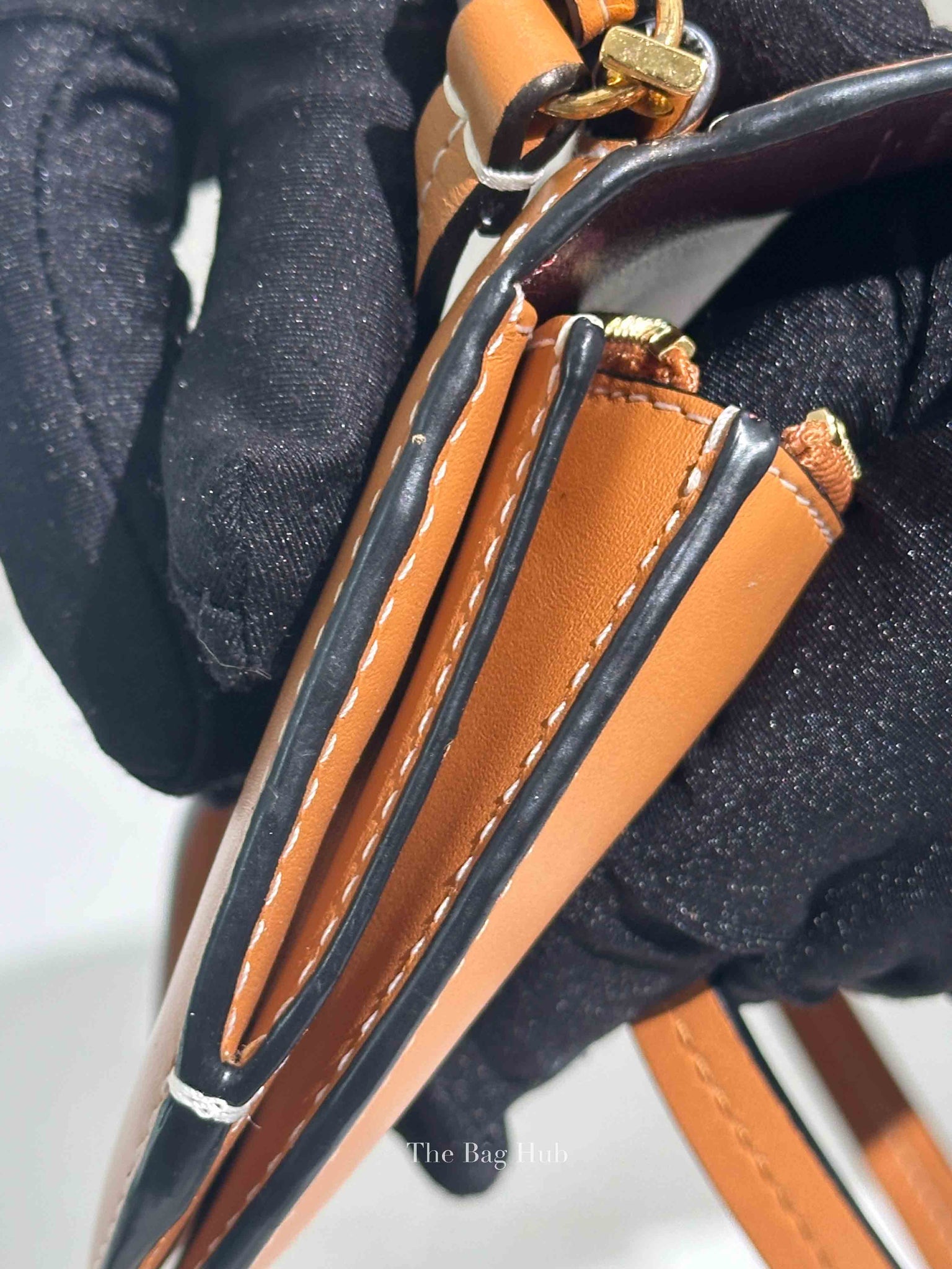 Loewe Tan Leather Gate Crossbody Pochette