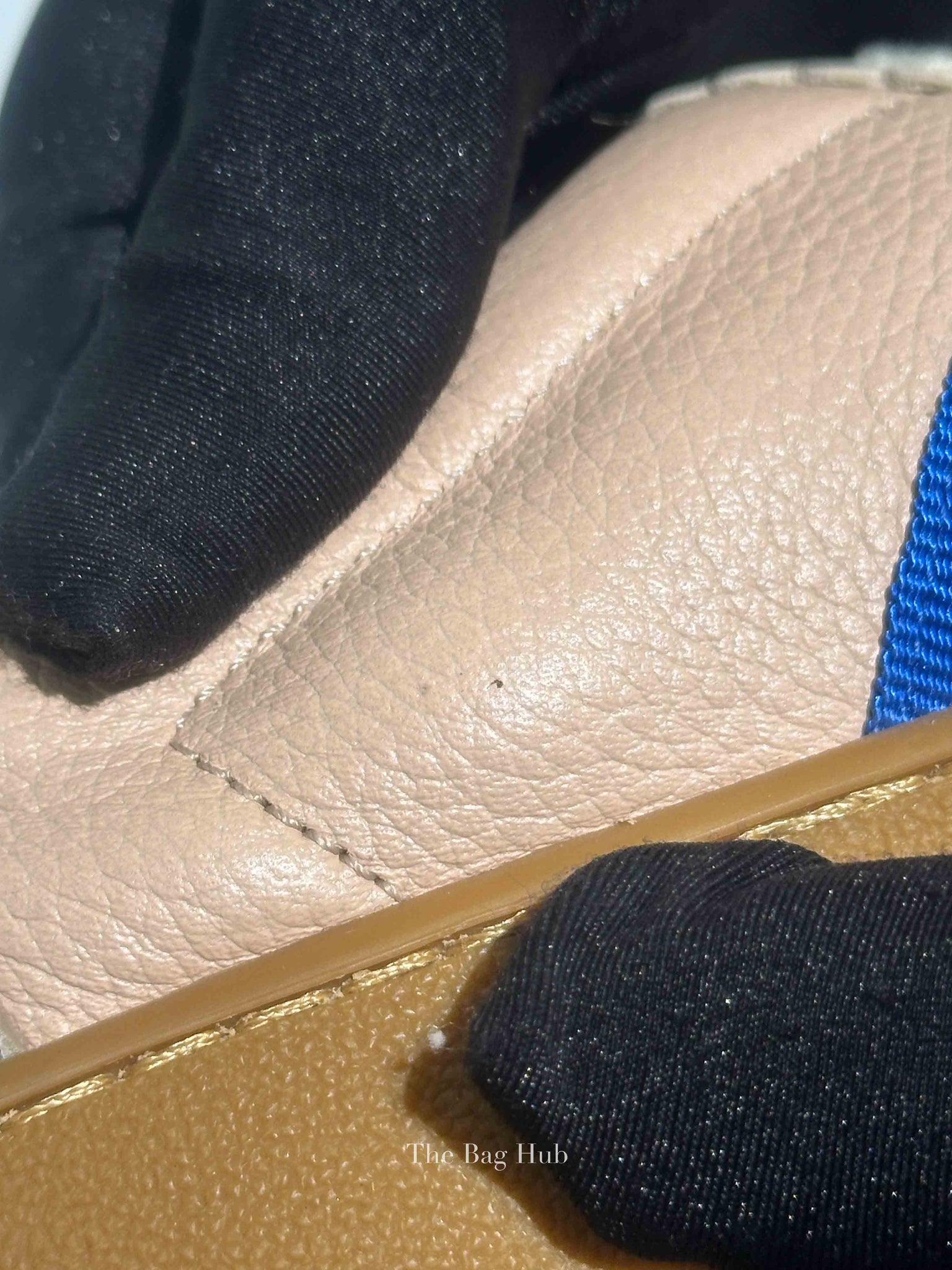 Gucci Multicolor Suede And Leather Web Low Top Sneakers Size 39.5
