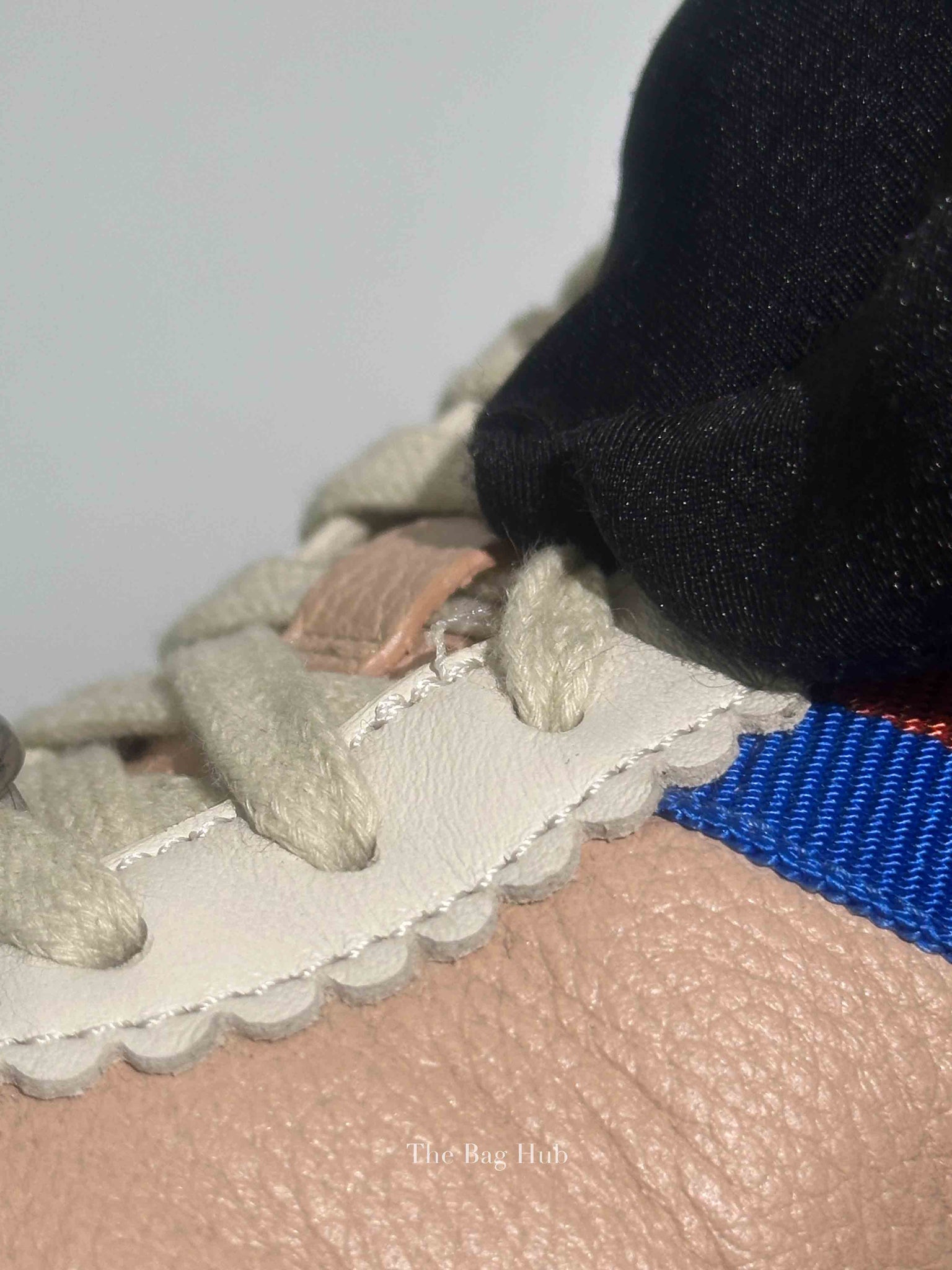 Gucci Multicolor Suede And Leather Web Low Top Sneakers Size 39.5